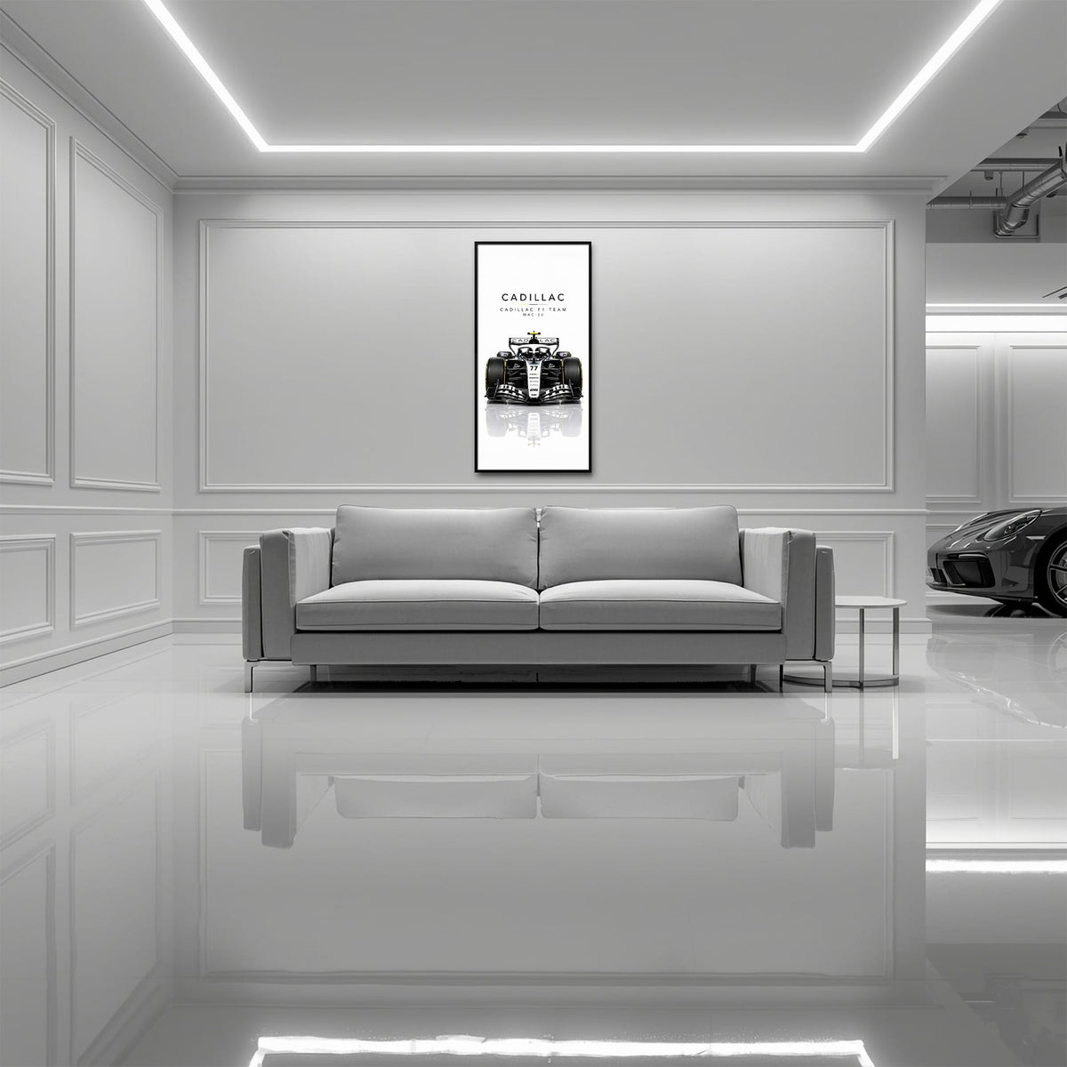 Cadillac F1 Team MAC-26 Wall Art | Formula 1 Decor Cars