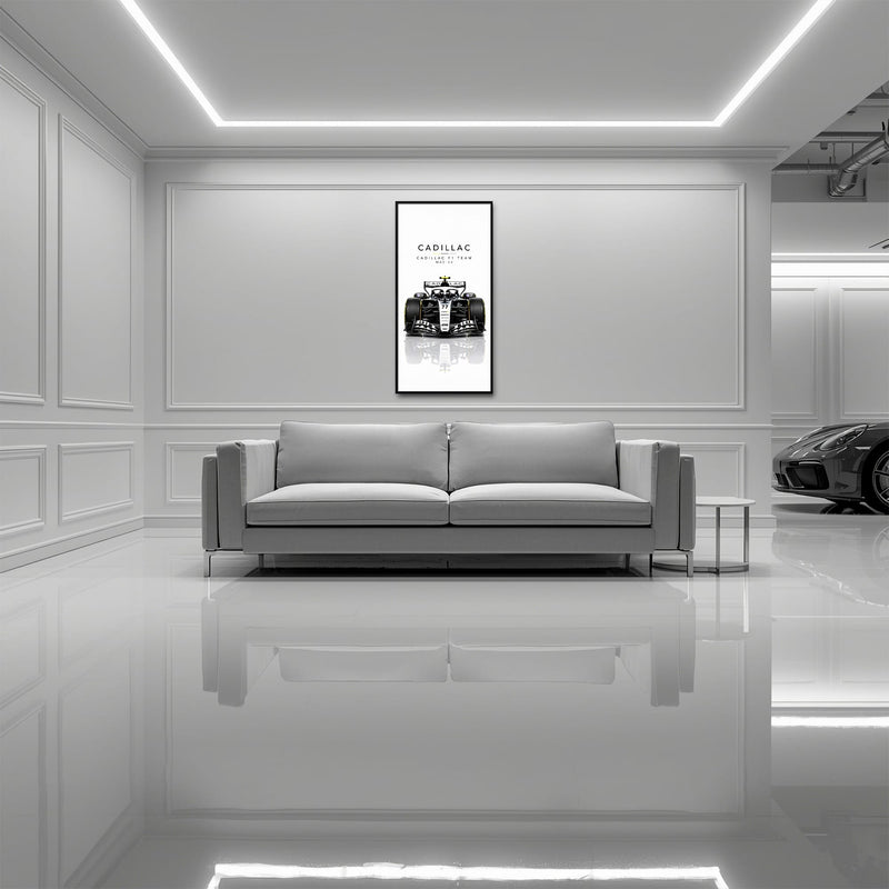 Cadillac F1 Team MAC-26 Wall Art | Formula 1 Decor Cars