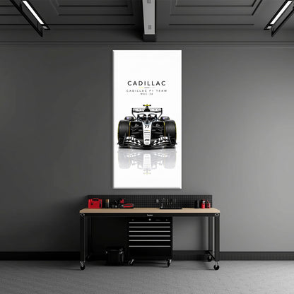Cadillac F1 Team MAC-26 Wall Art | Formula 1 Decor Cars