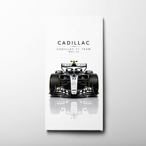 Cadillac F1 Team MAC-26 Wall Art | Formula 1 Decor Cars