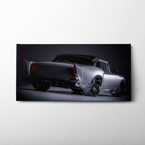 Vintage Chevrolet Bel Air Wall Art | Classic American Car Canvas Print Cars