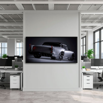 Vintage Chevrolet Bel Air Wall Art | Classic American Car Canvas Print Cars