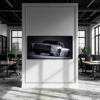 Vintage Chevrolet Bel Air Wall Art | Classic American Car Canvas Print Cars