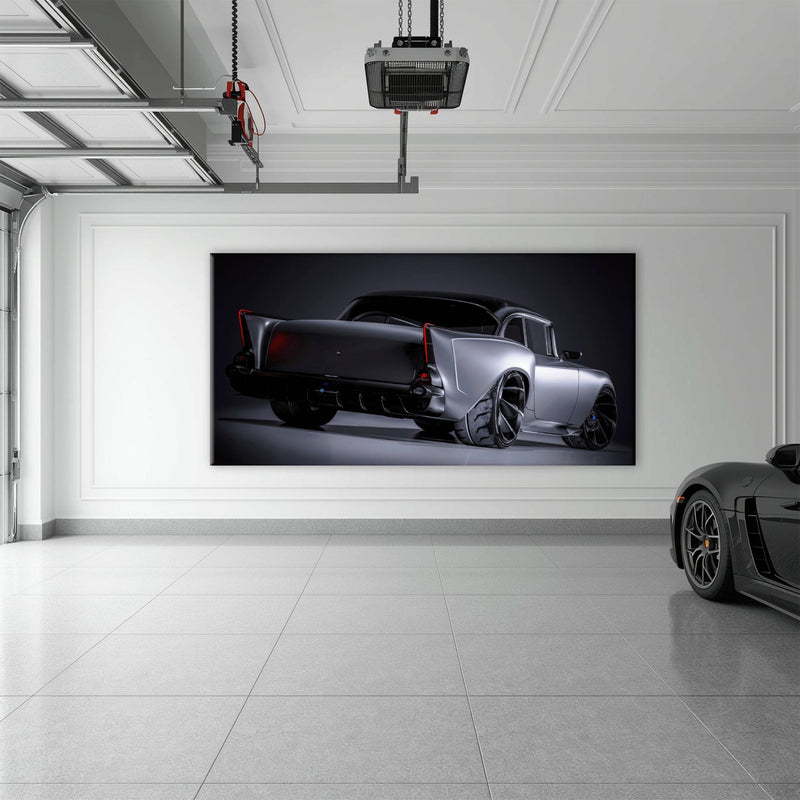 Vintage Chevrolet Bel Air Wall Art | Classic American Car Canvas Print Cars