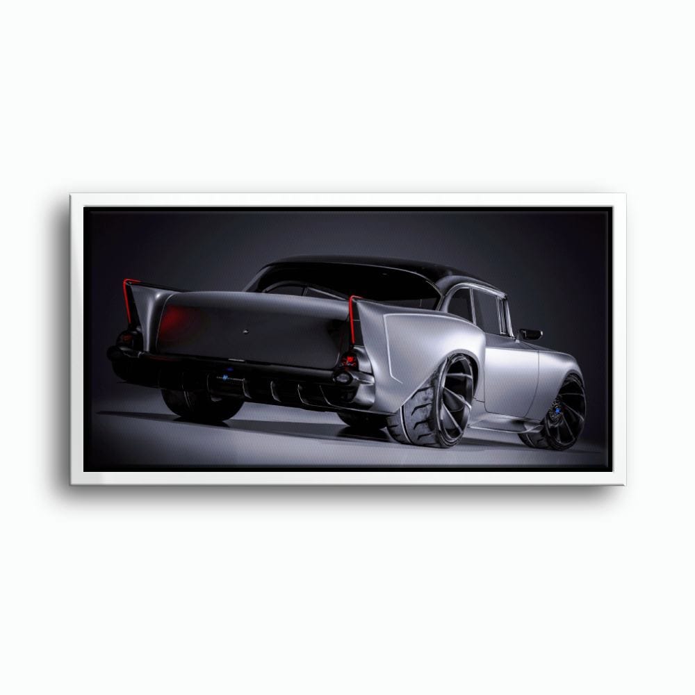 Vintage Chevrolet Bel Air Wall Art | Classic American Car Canvas Print Cars