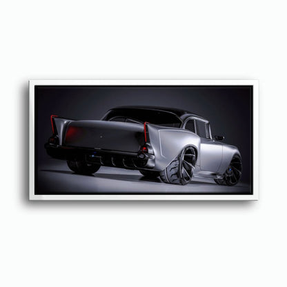Vintage Chevrolet Bel Air Wall Art | Classic American Car Canvas Print Cars