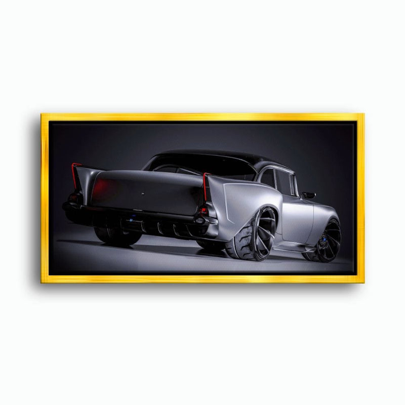 Vintage Chevrolet Bel Air Wall Art | Classic American Car Canvas Print Cars