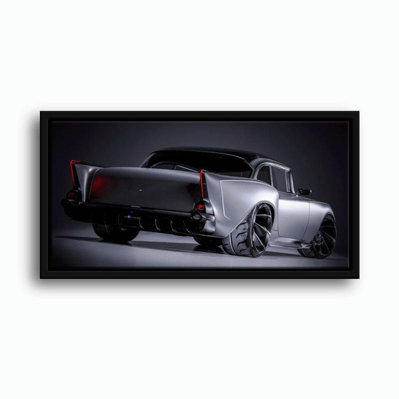 Vintage Chevrolet Bel Air Wall Art | Classic American Car Canvas Print Cars