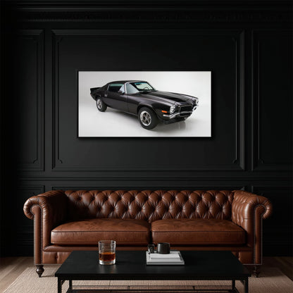 Chevrolet Camaro Retro Wall Art – Vintage Car Canvas Print Cars
