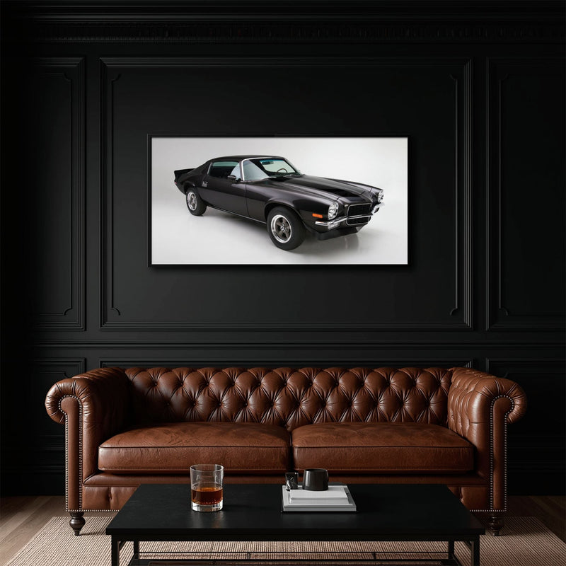 Chevrolet Camaro Retro Wall Art – Vintage Car Canvas Print Cars