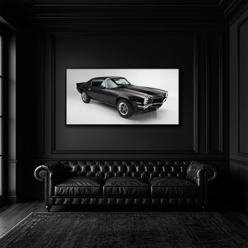 Chevrolet Camaro Retro Wall Art – Vintage Car Canvas Print Cars