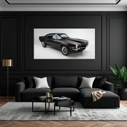 Chevrolet Camaro Retro Wall Art – Vintage Car Canvas Print Cars