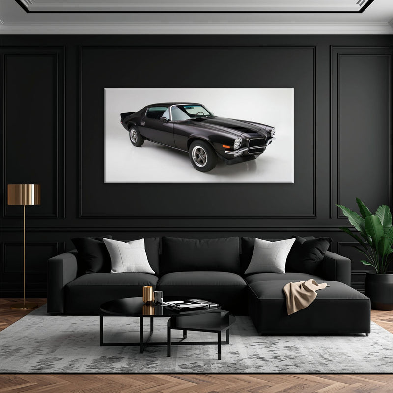 Chevrolet Camaro Retro Wall Art – Vintage Car Canvas Print Cars