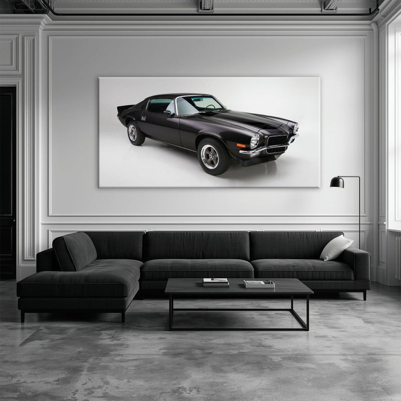 Chevrolet Camaro Retro Wall Art – Vintage Car Canvas Print Cars