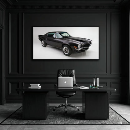 Chevrolet Camaro Retro Wall Art – Vintage Car Canvas Print Cars
