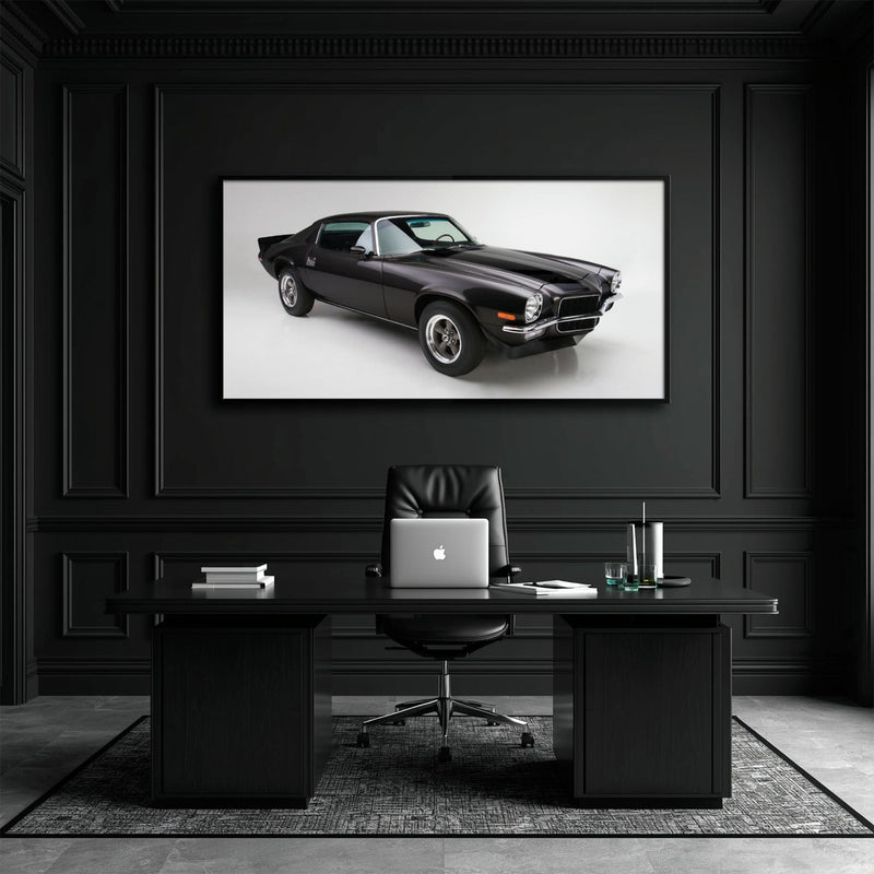 Chevrolet Camaro Retro Wall Art – Vintage Car Canvas Print Cars