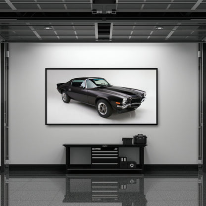 Chevrolet Camaro Retro Wall Art – Vintage Car Canvas Print Cars
