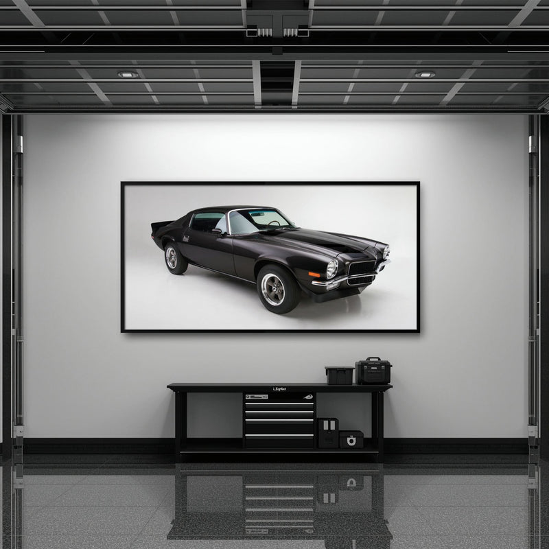 Chevrolet Camaro Retro Wall Art – Vintage Car Canvas Print Cars