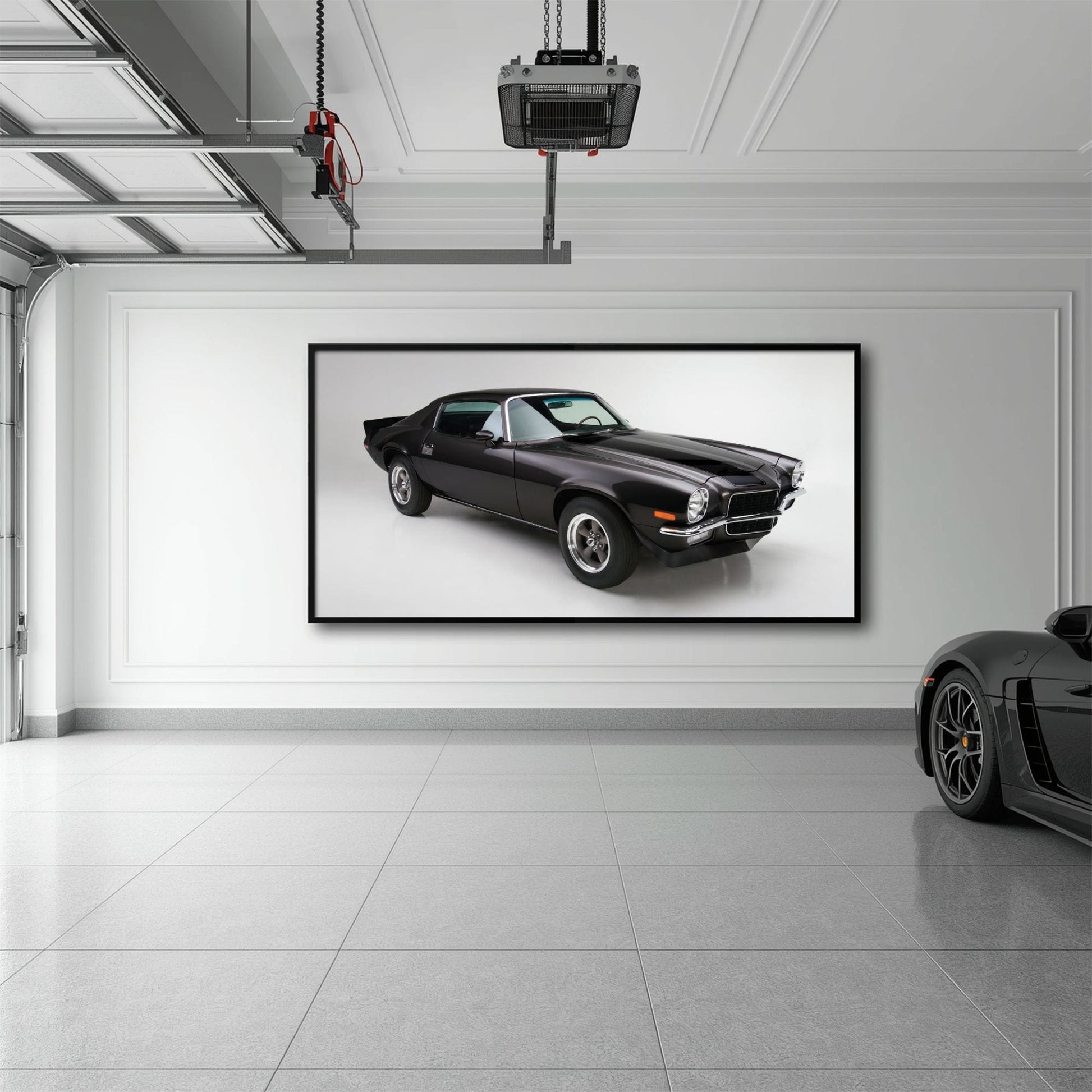 Chevrolet Camaro Retro Wall Art – Vintage Car Canvas Print Cars