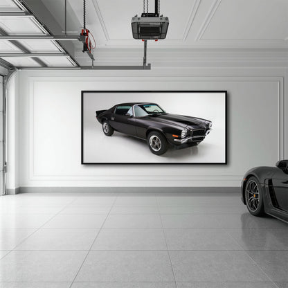Chevrolet Camaro Retro Wall Art – Vintage Car Canvas Print Cars