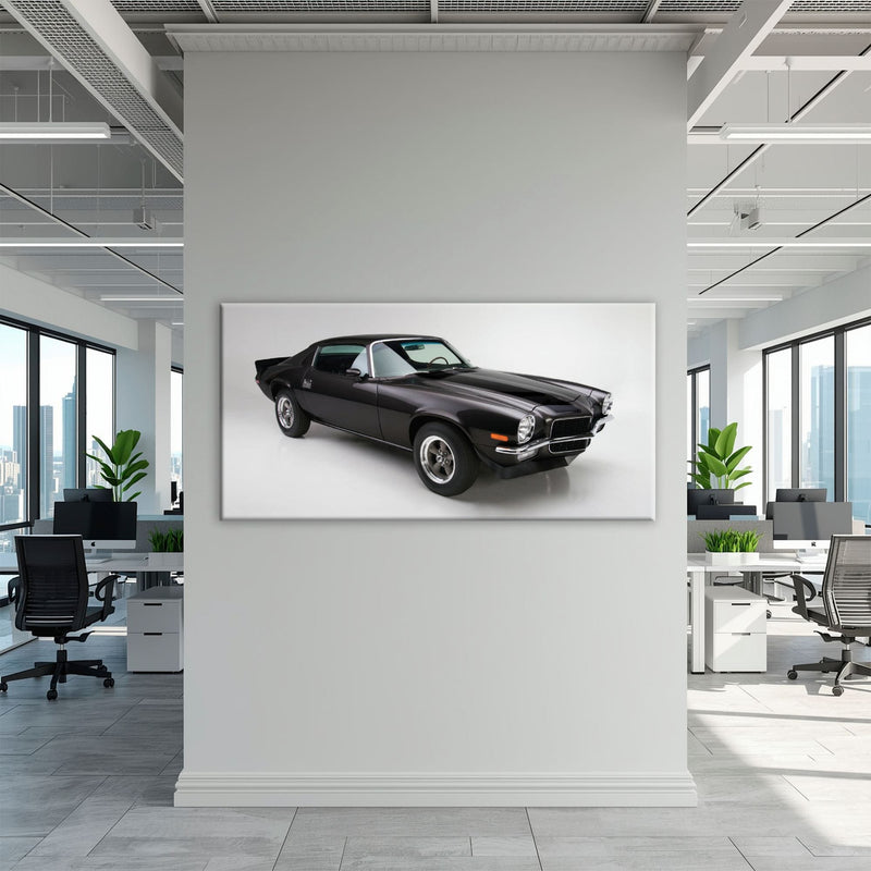 Chevrolet Camaro Retro Wall Art – Vintage Car Canvas Print Cars