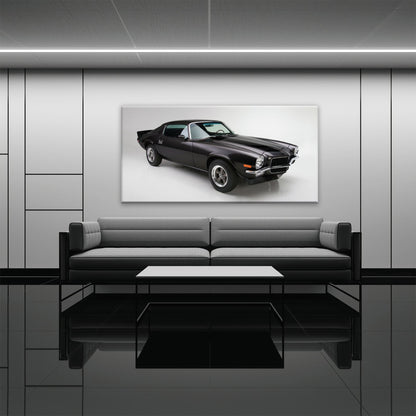 Chevrolet Camaro Retro Wall Art – Vintage Car Canvas Print Cars