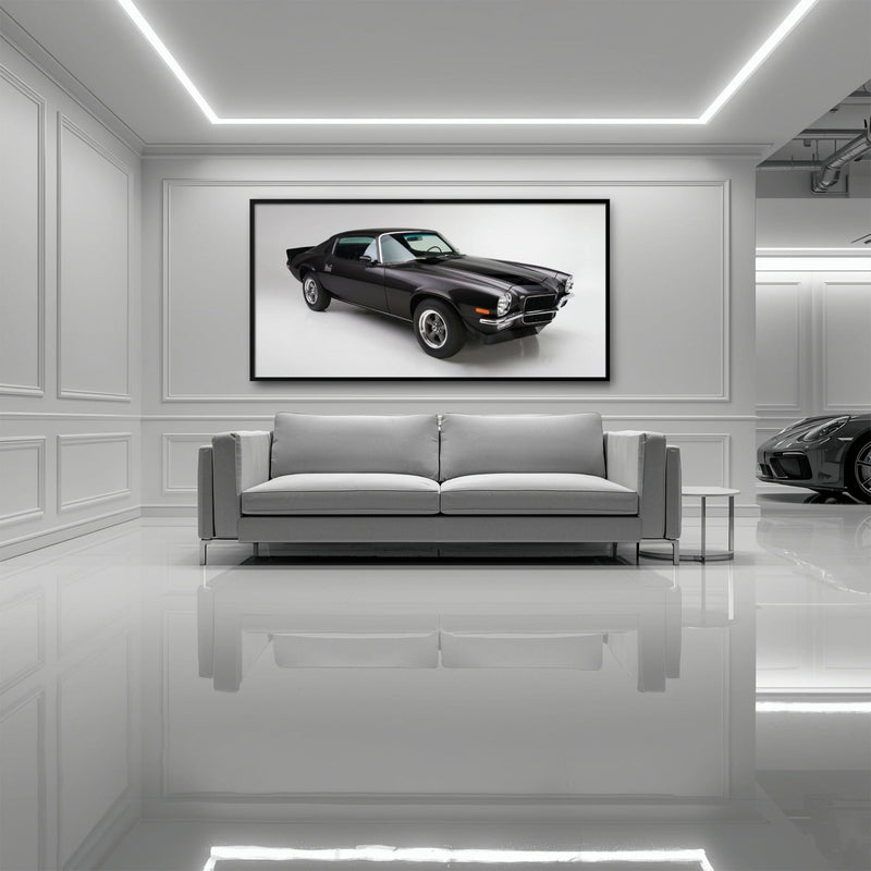 Chevrolet Camaro Retro Wall Art – Vintage Car Canvas Print Cars