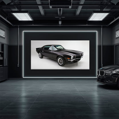 Chevrolet Camaro Retro Wall Art – Vintage Car Canvas Print Cars