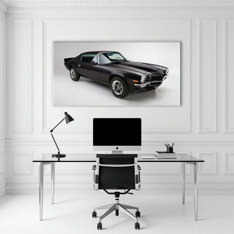 Chevrolet Camaro Retro Wall Art – Vintage Car Canvas Print Cars