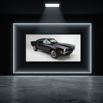 Chevrolet Camaro Retro Wall Art – Vintage Car Canvas Print Cars