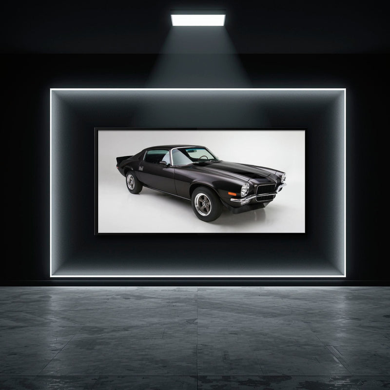 Chevrolet Camaro Retro Wall Art – Vintage Car Canvas Print Cars