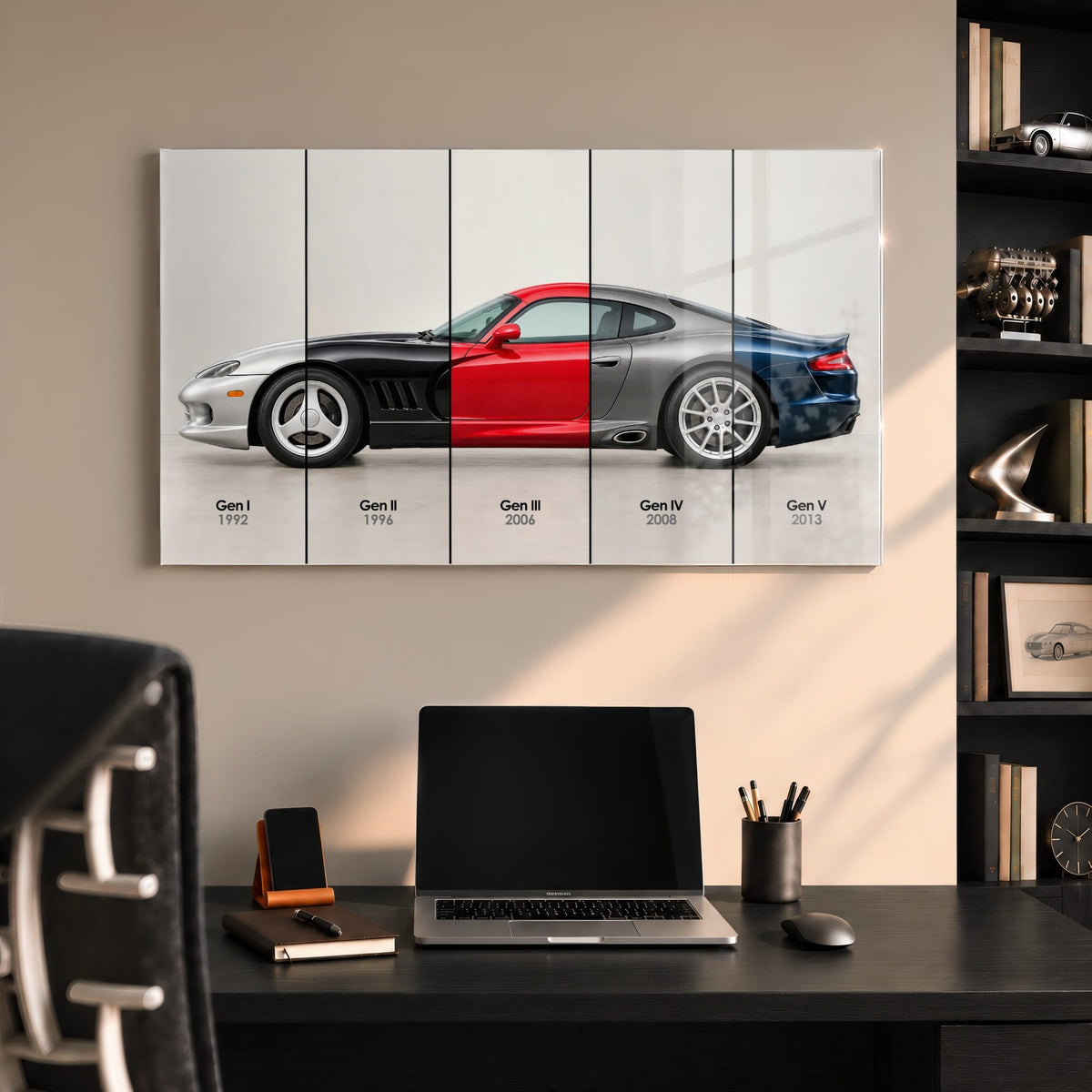 Dodge Viper Evolution Poster & Canvas Wall Art | Caveson Cars
