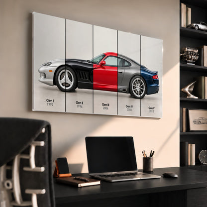 Dodge Viper Evolution Poster & Canvas Wall Art | Caveson Cars