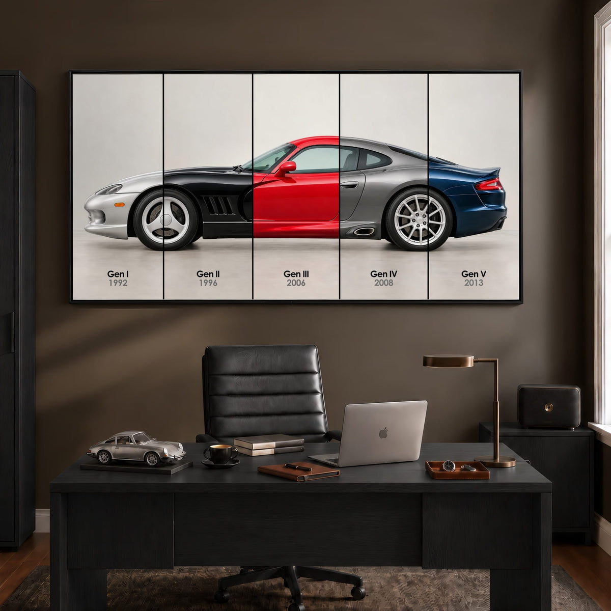 Dodge Viper Evolution Poster & Canvas Wall Art | Caveson Cars
