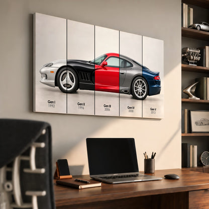 Dodge Viper Evolution Poster & Canvas Wall Art | Caveson Cars