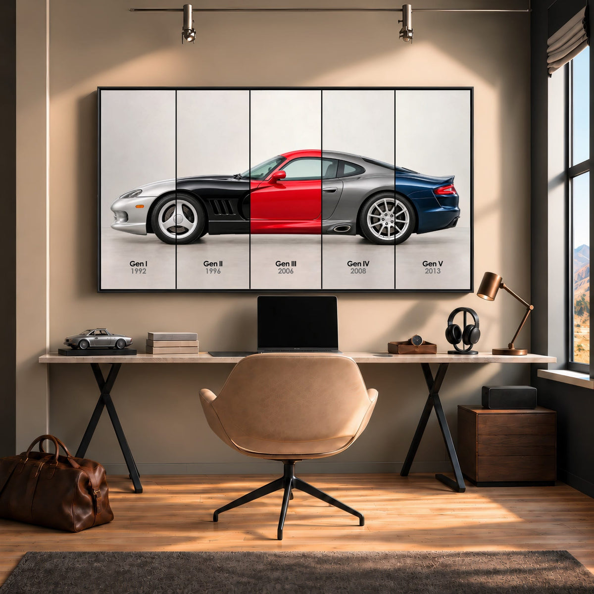 Dodge Viper Evolution Poster & Canvas Wall Art | Caveson Cars
