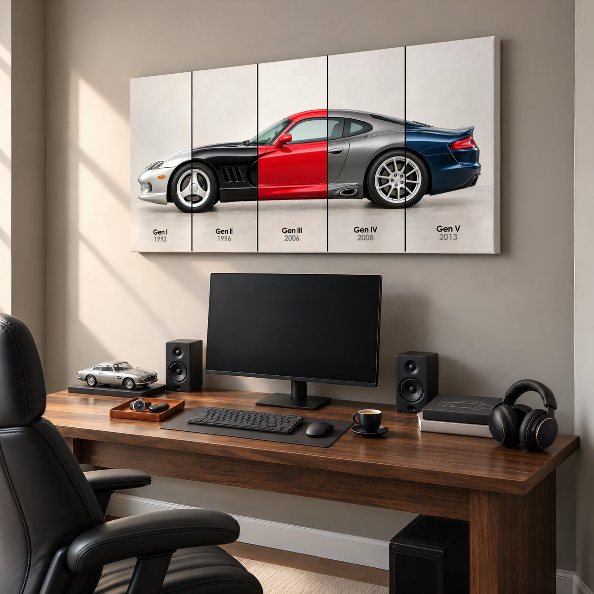 Dodge Viper Evolution Poster & Canvas Wall Art | Caveson Cars