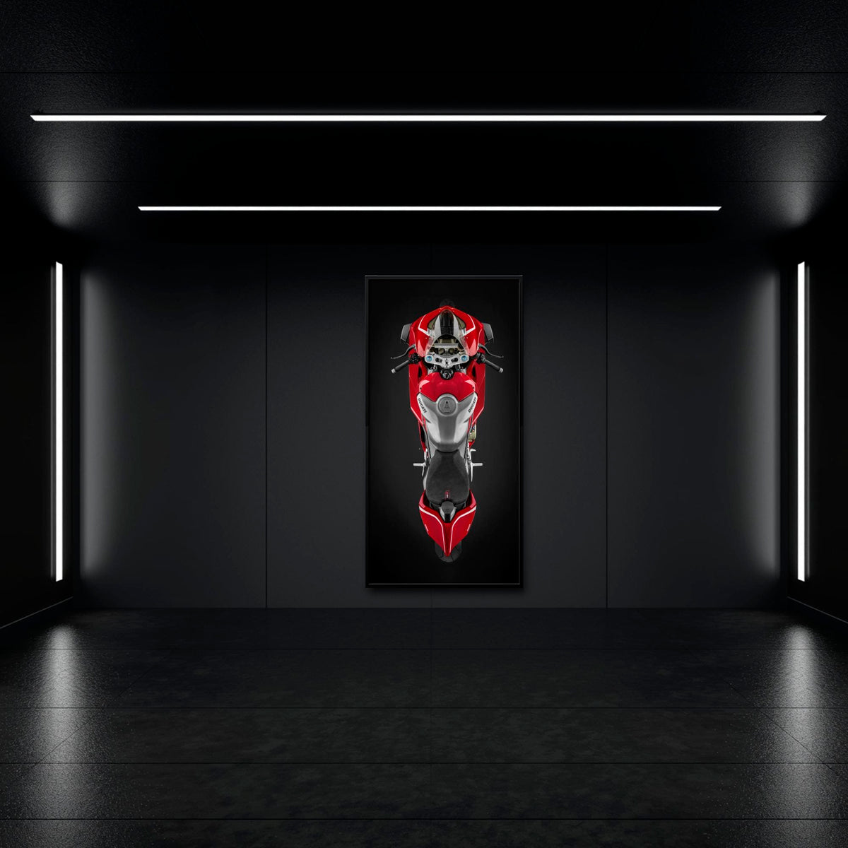 Ducati Panigale V4 R Wall Art – Red Superbike Canvas Print Motorcycle