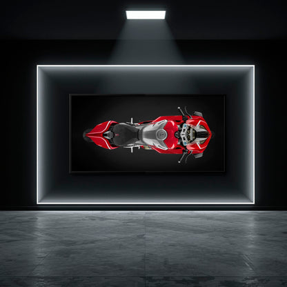 Ducati Panigale V4 R Wall Art – Red Superbike Canvas Print Motorcycle