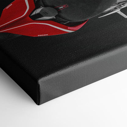 Ducati Panigale V4 R Wall Art – Red Superbike Canvas Print Motorcycle