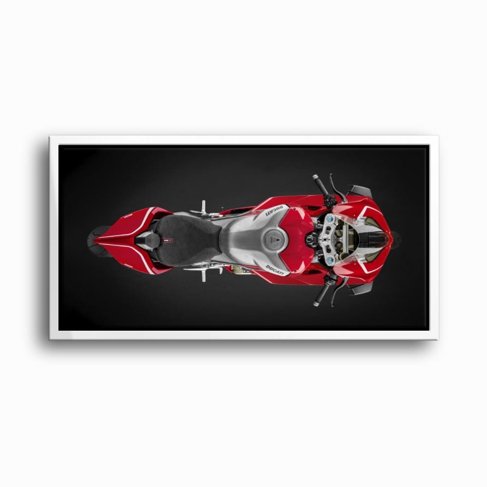 Ducati Panigale V4 R Wall Art – Red Superbike Canvas Print Motorcycle