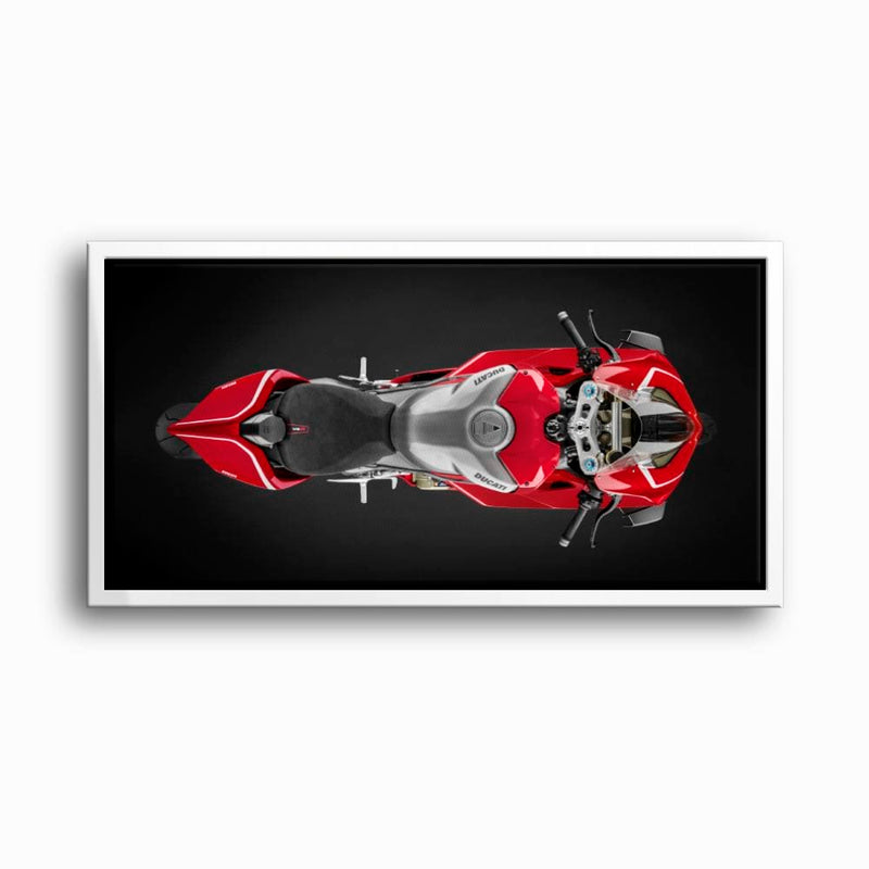 Ducati Panigale V4 R Wall Art – Red Superbike Canvas Print Motorcycle