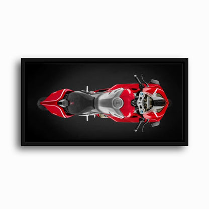 Ducati Panigale V4 R Wall Art – Red Superbike Canvas Print Motorcycle