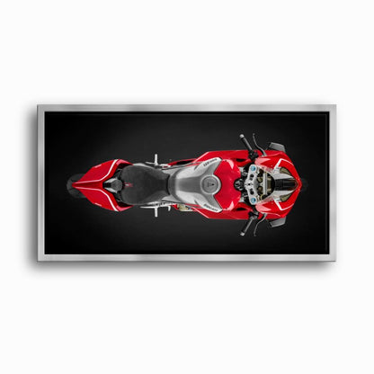 Ducati Panigale V4 R Wall Art – Red Superbike Canvas Print Motorcycle
