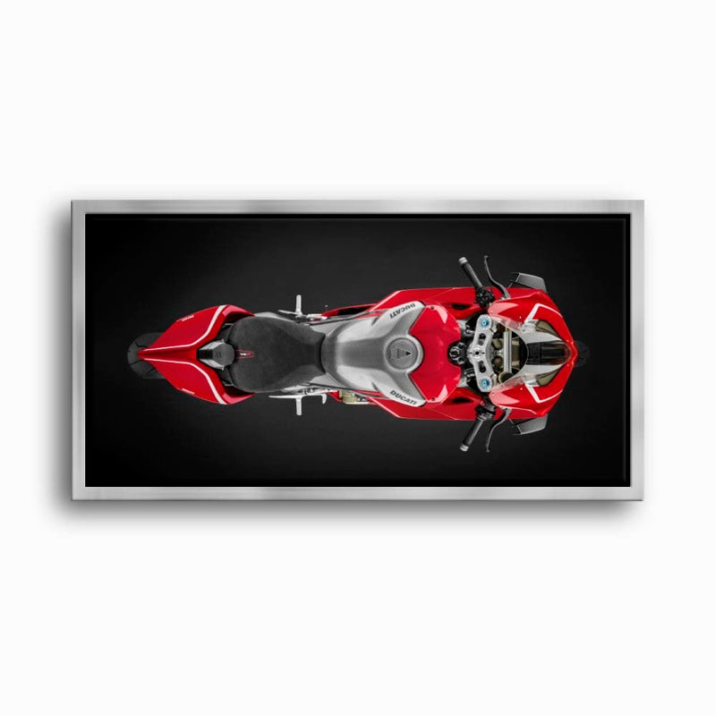 Ducati Panigale V4 R Wall Art – Red Superbike Canvas Print Motorcycle