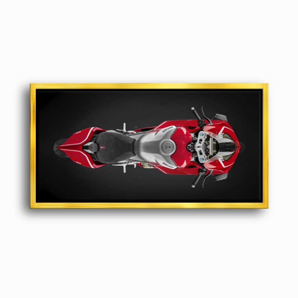 Ducati Panigale V4 R Wall Art – Red Superbike Canvas Print Motorcycle