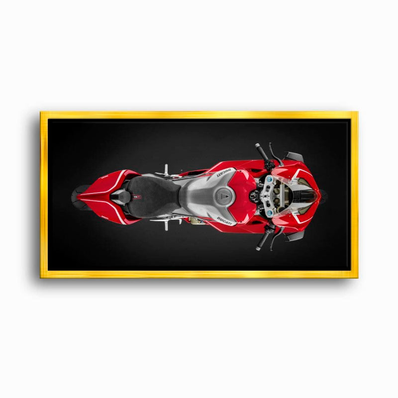 Ducati Panigale V4 R Wall Art – Red Superbike Canvas Print Motorcycle