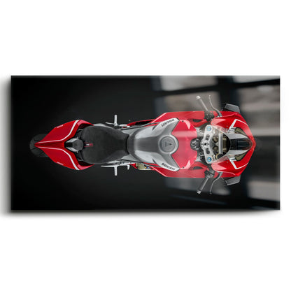 Ducati Panigale V4 R Wall Art – Red Superbike Canvas Print Motorcycle