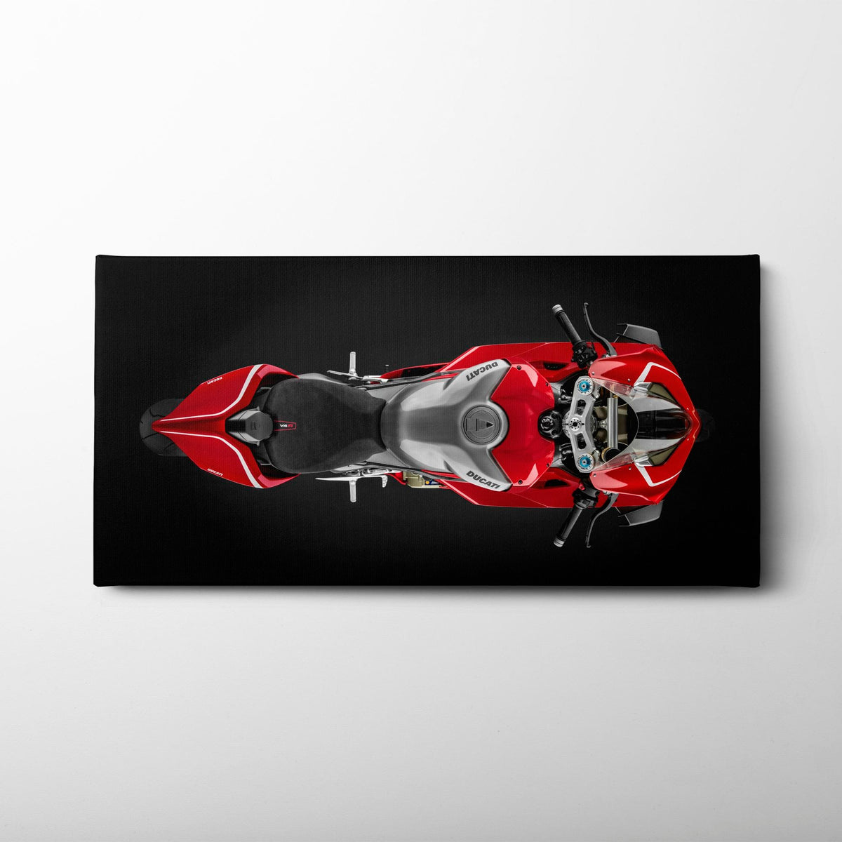Ducati Panigale V4 R Wall Art – Red Superbike Canvas Print Motorcycle