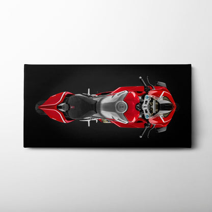 Ducati Panigale V4 R Wall Art – Red Superbike Canvas Print Motorcycle